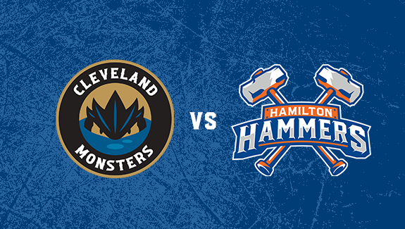 More Info for HAMILTON HAMMERS VS. CLEVELAND MONSTERS
