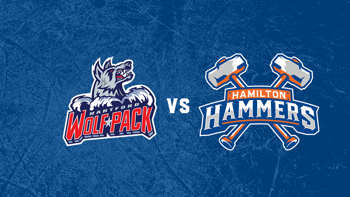 HAMILTON HAMMERS VS. HARTFORD WOLF PACK