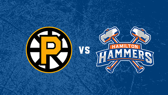 More Info for HAMILTON HAMMERS VS. PROVIDENCE BRUINS