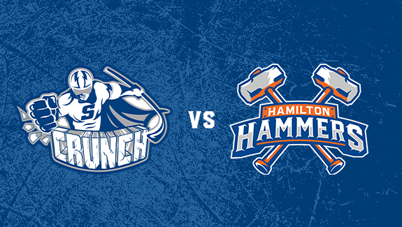 More Info for HAMILTON HAMMERS VS. SYRACUSE CRUNCH