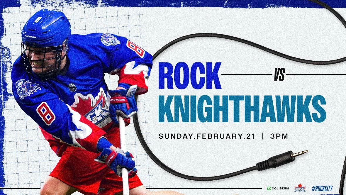 TORONTO ROCK VS. ROCHESTER KNIGHTHAWKS